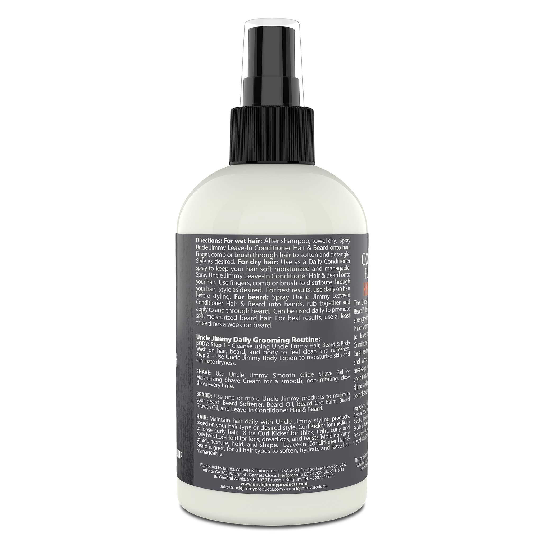 Uncle Jimmy Products Leave-In Conditioner Hair & Beard