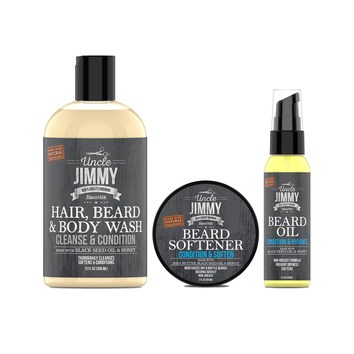 Uncle Jimmy Products The Ultimate Beard Care Kit Regimen