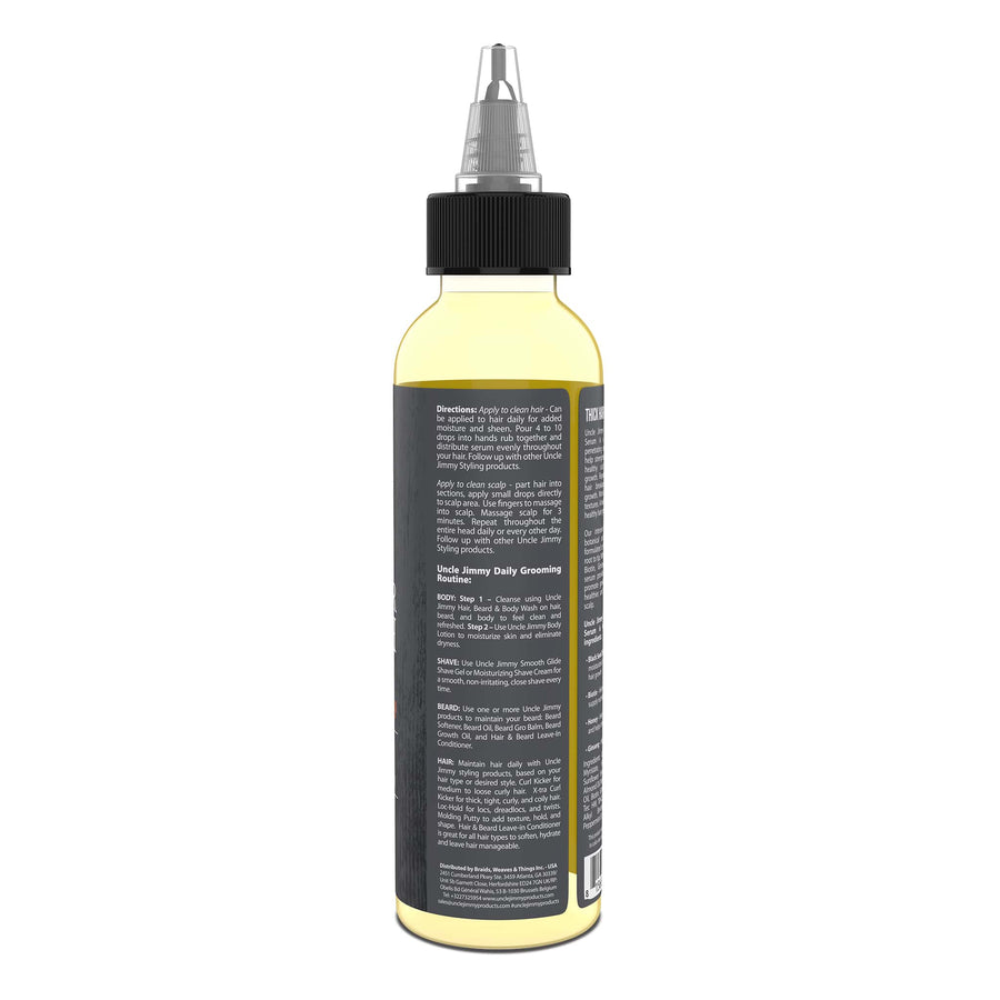 Uncle Jimmy Thick Hair Growth Serum 4oz Right View