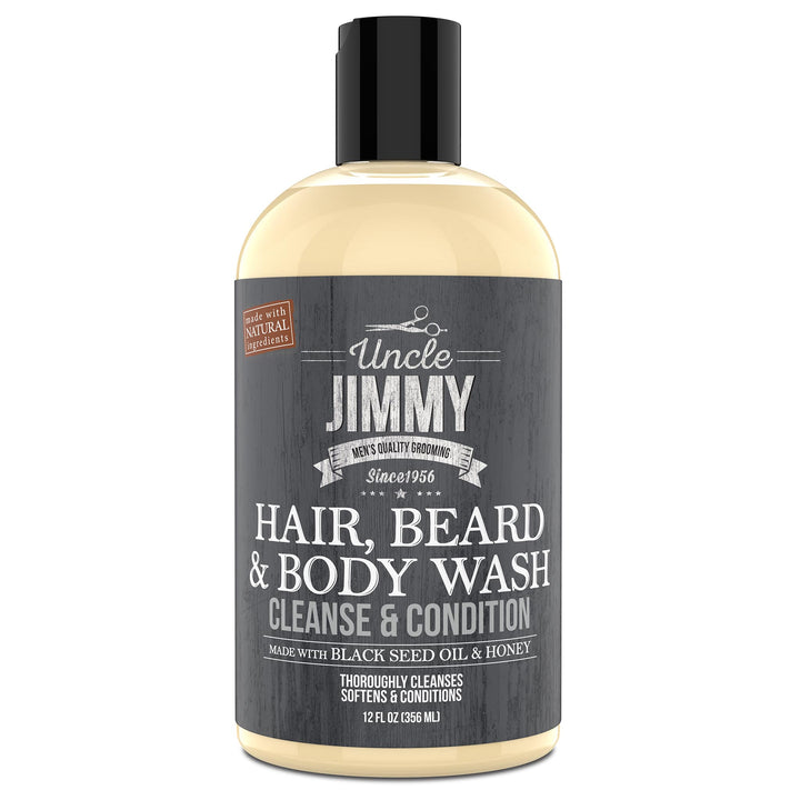 Uncle Jimmy Products Hair, Beard & Body Wash 12oz