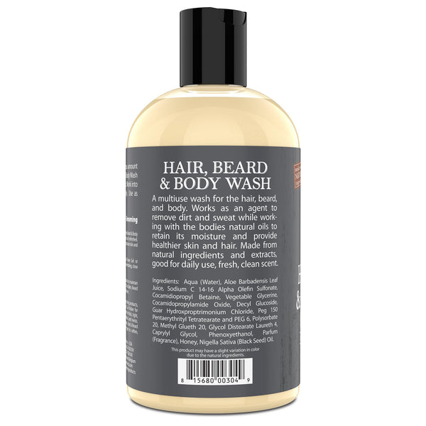 Uncle Jimmy Products Hair, Beard & Body Wash 12oz